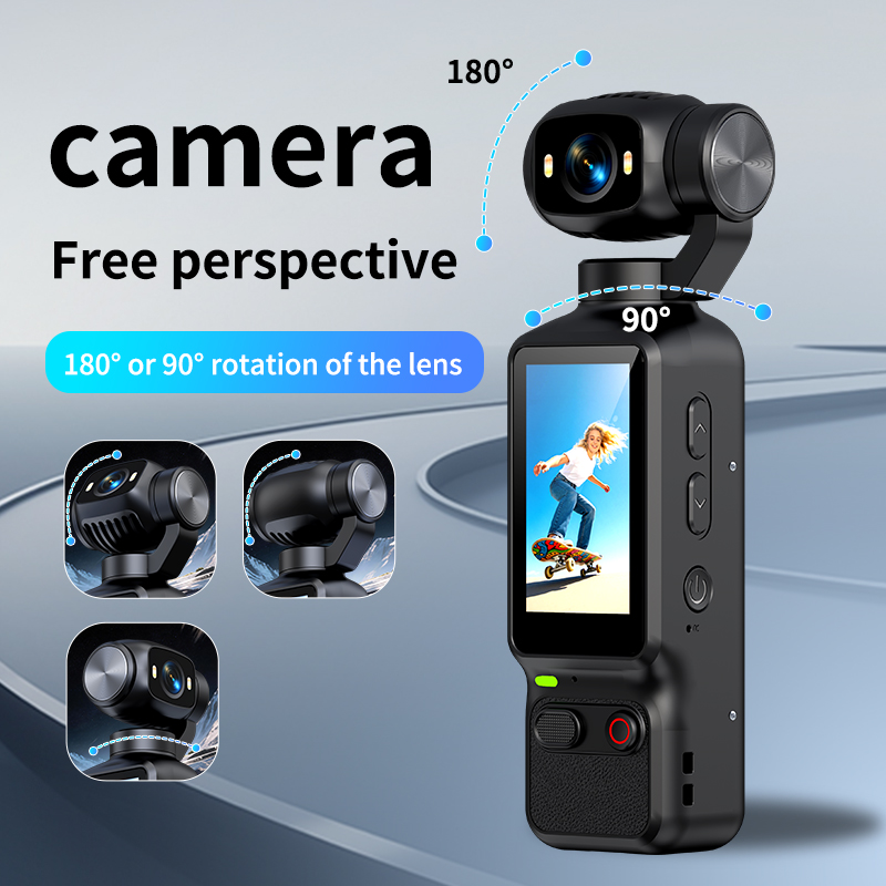 4K HD Handheld Pocket Vlog Cam - đánh giá và giá Action Camera 4K