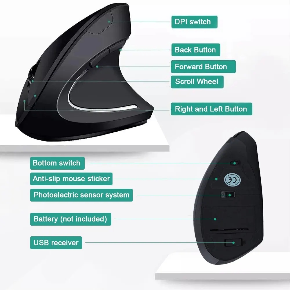 HOMEFISH Vertical Mouse Ergono - đánh giá và giá Auto Mouse Mover
